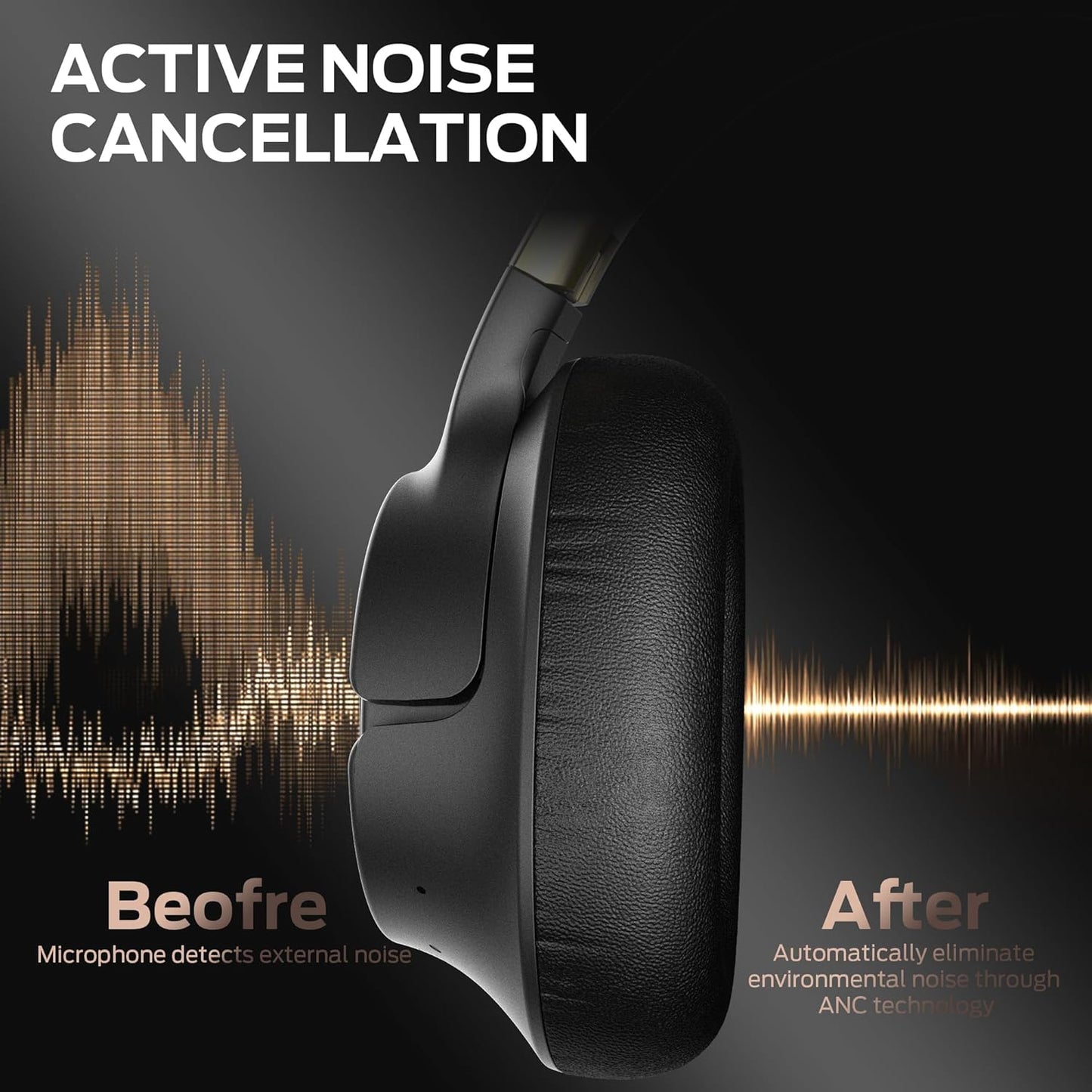 Manos libres Bluetooth Monster Persona SE, A2DP, ANC, Negro