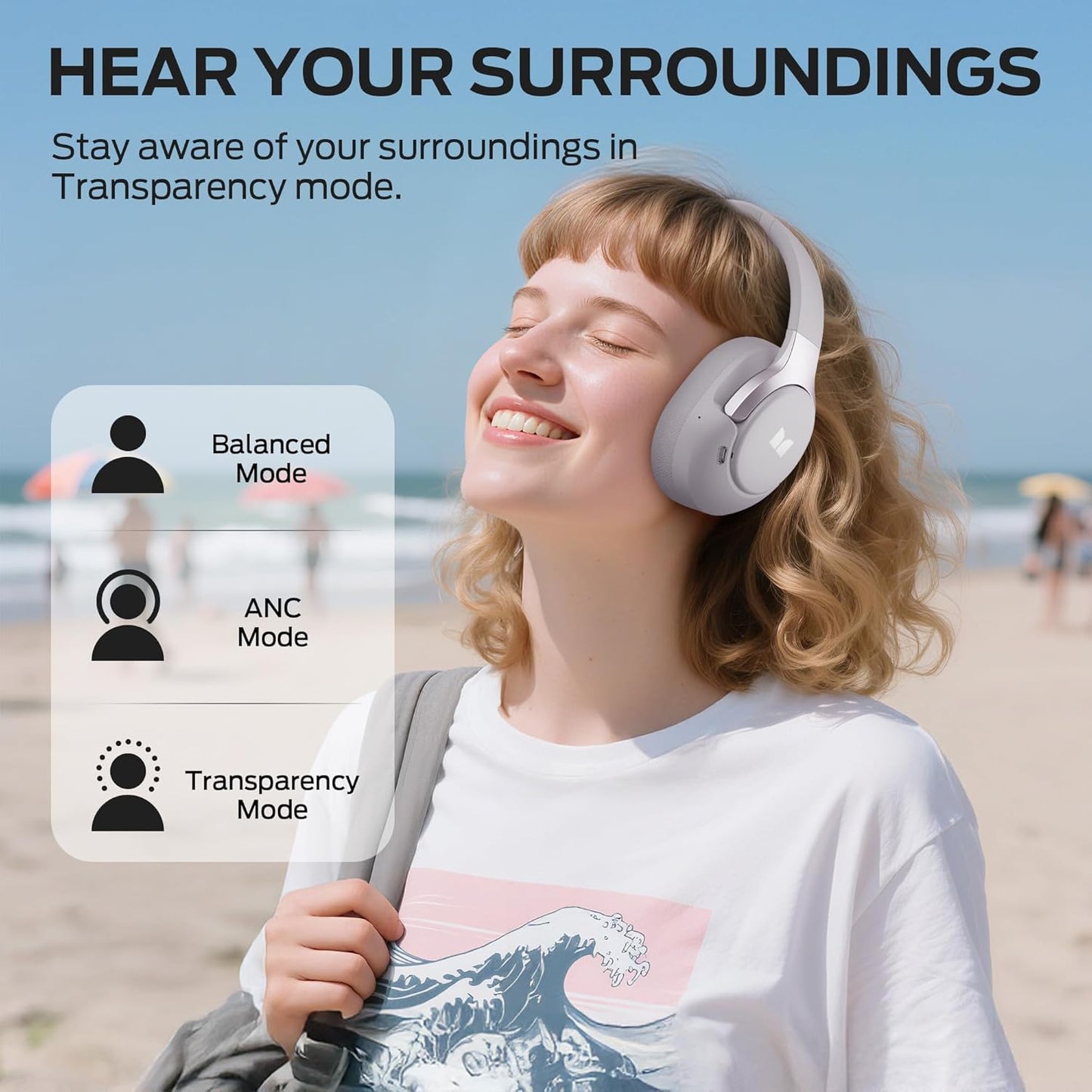 Manos libres Bluetooth Monster Persona 5th, MultiPoint, A2DP, ANC, Azul