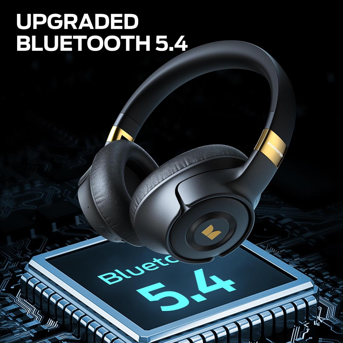 Manos libres Bluetooth Monster Persona SE, A2DP, ANC, Negro