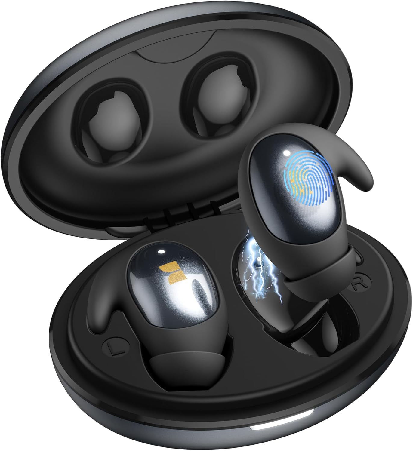 Manos libres Bluetooth Monster Sleep Ear100, TWS, Negro