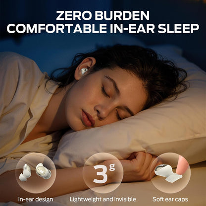 Manos libres Bluetooth Monster Sleep Ear200, TWS, ANC, Dorado