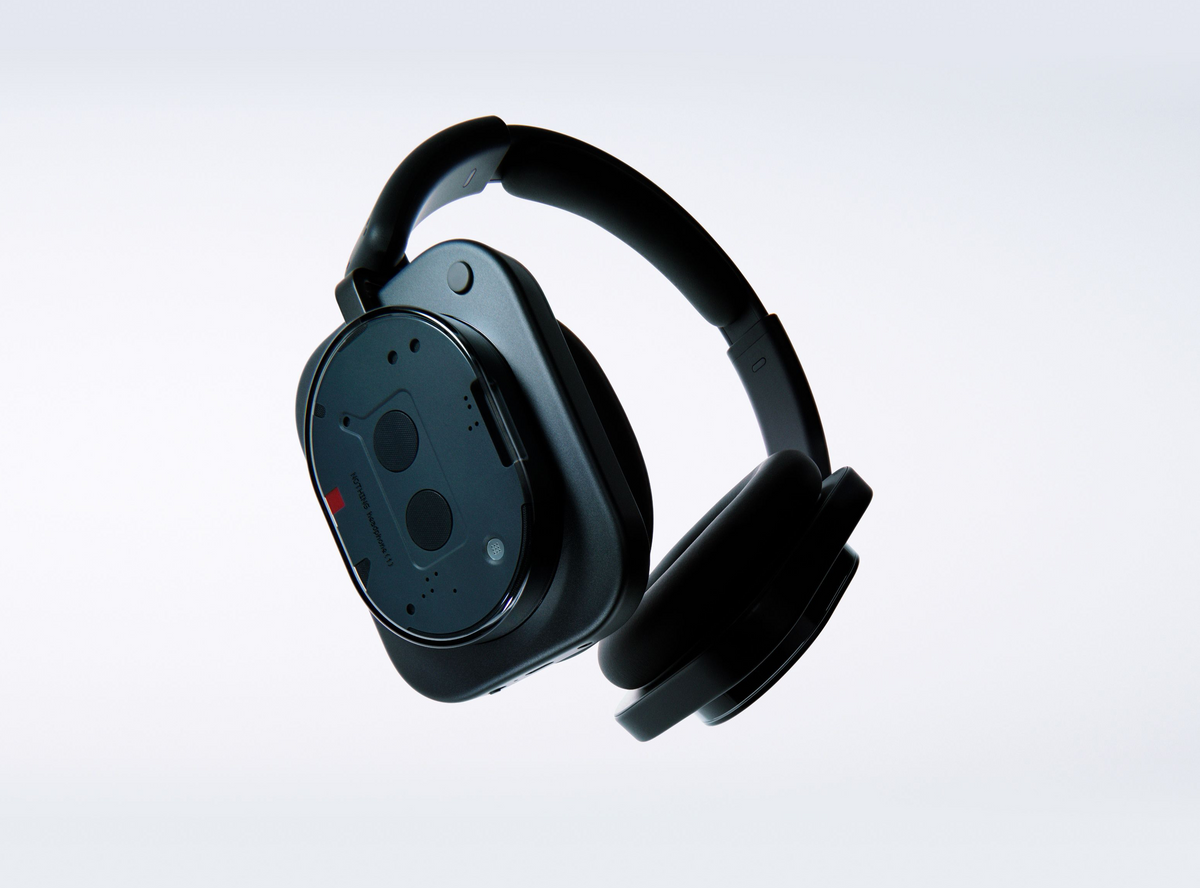 Handsfree Bluetooth Nothing Headphone (1) B170, MultiPoint, A2DP, ANC, Gray, Resealed