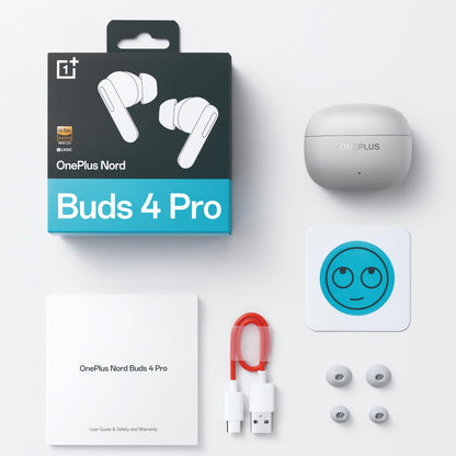 Manos libres Bluetooth OnePlus Nord Buds 4 Pro, Gris 5481159287