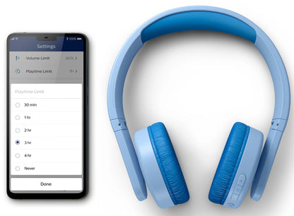 Handsfree Bluetooth Philips Kids, A2DP, Azul TAK4206BL/00