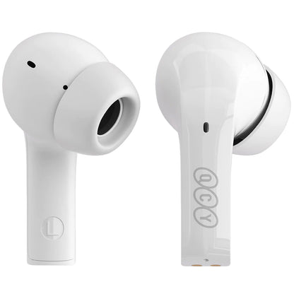 Manos libres Bluetooth QCY T18, TWS, Blanco 