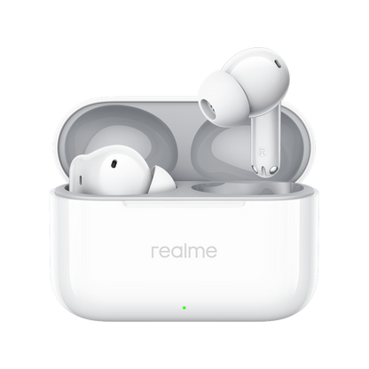Auriculares Bluetooth Realme Buds T200, TWS, ANC, MultiPoint, Blanco