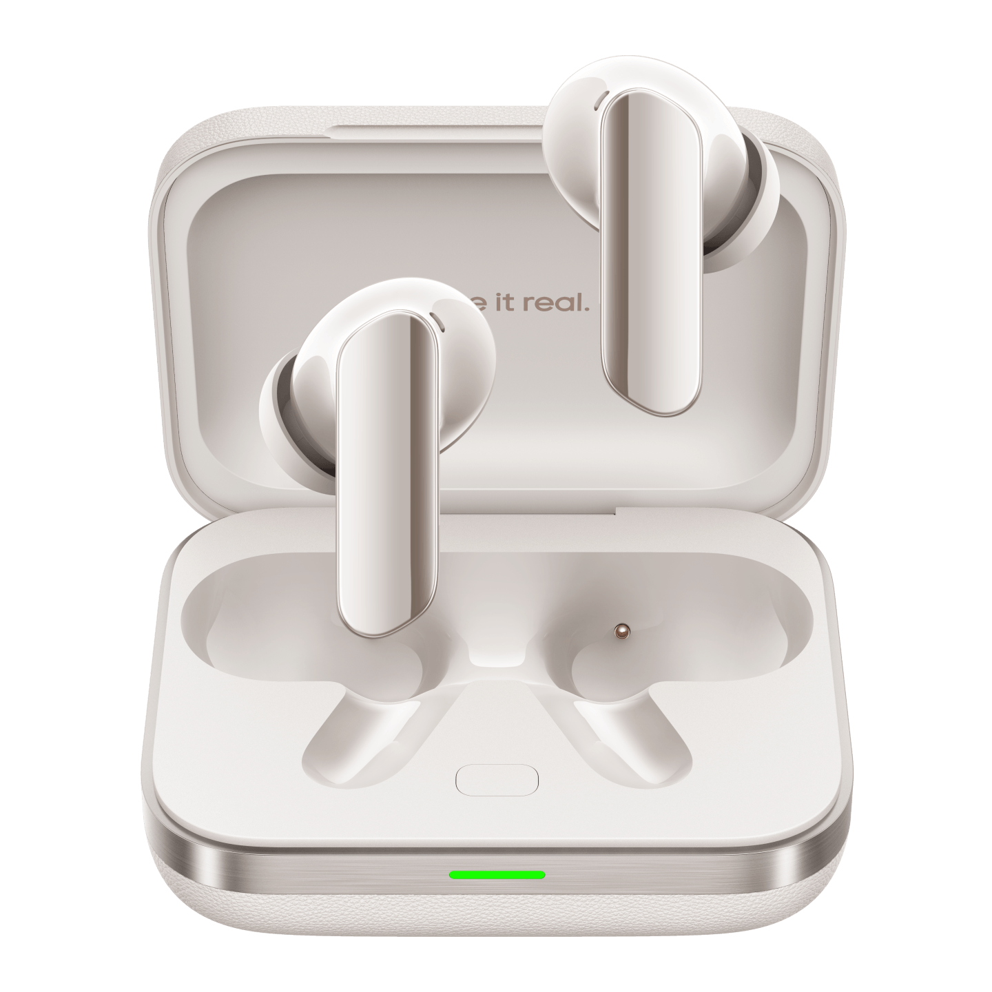 Manos libres Bluetooth Realme Buds Air7 Pro, TWS, ANC, MultiPoint, Beige