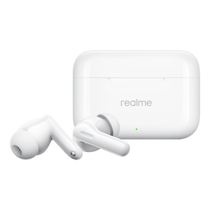 Auriculares Bluetooth Realme Buds T200, TWS, ANC, MultiPoint, Blanco