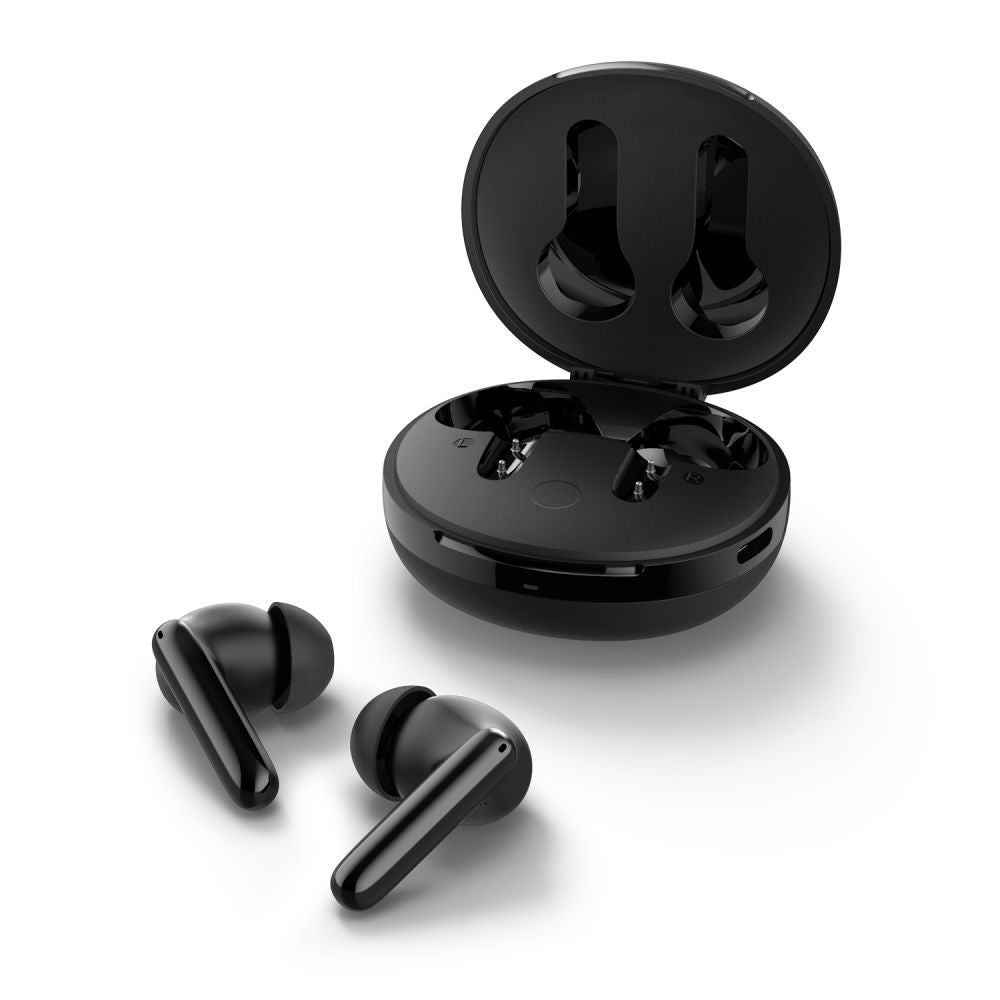 Manos libres Bluetooth Spigen SA2400, TWS, ANC, Negro ASD07886