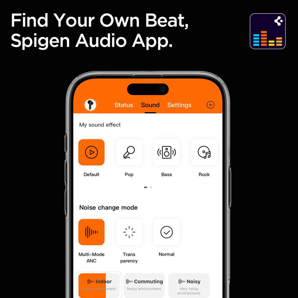 Handsfree Bluetooth Spigen SA2403, A2DP, ANC, Negro ASD09691