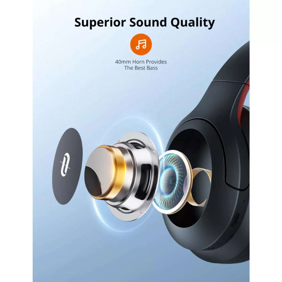 Manos libres Bluetooth TaoTronics TT-BH1120, TWS, Negro