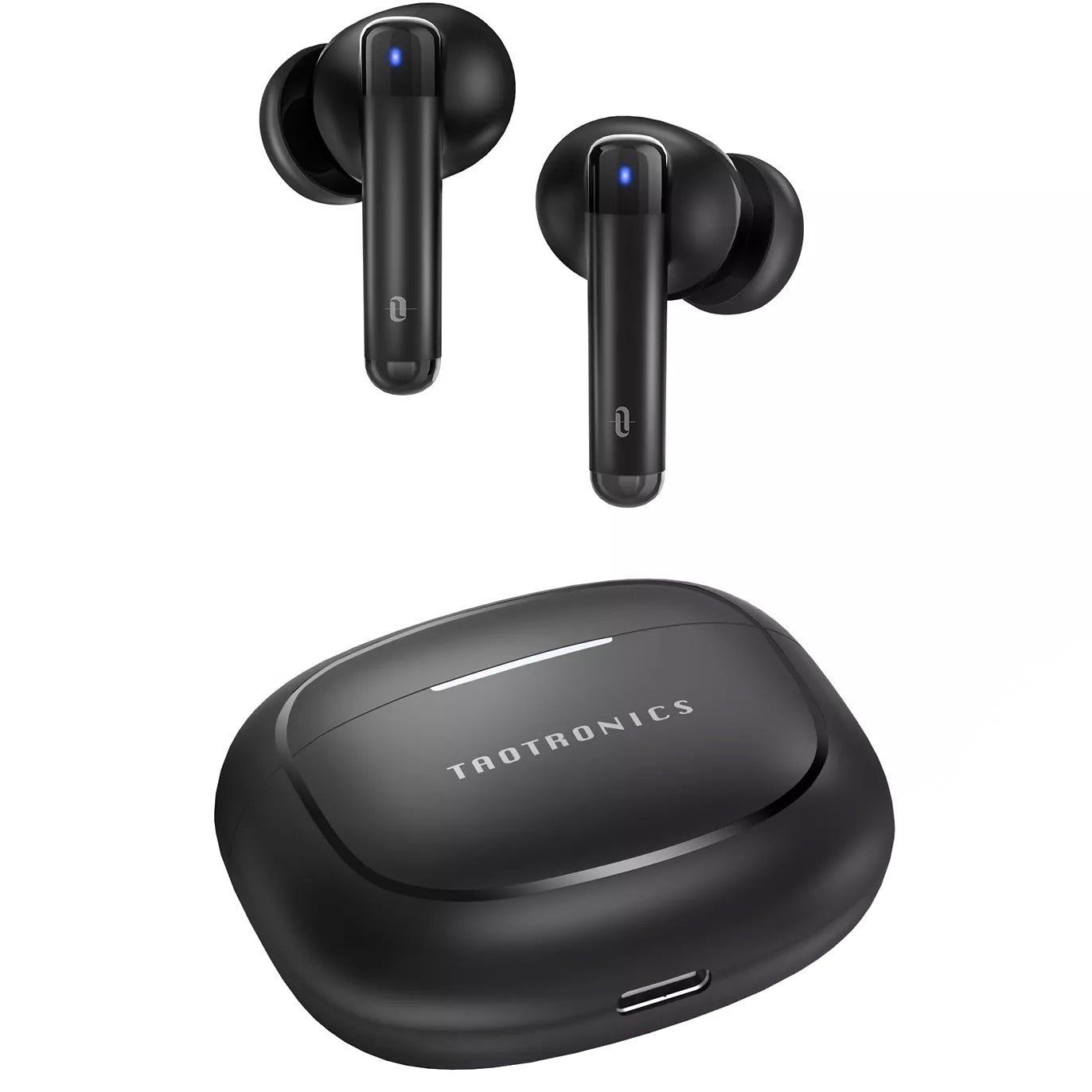 Manos libres Bluetooth TaoTronics TT-BH1120, TWS, Negro