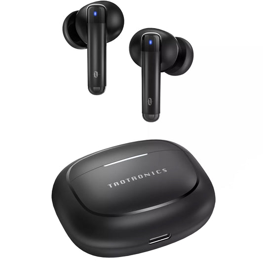 Manos libres Bluetooth TaoTronics TT-BH1120, TWS, Negro