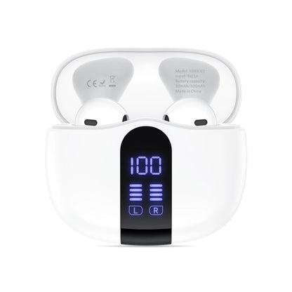 Manos libres Bluetooth Tech-Protect Ultraboost Core G2, TWS, Blanco