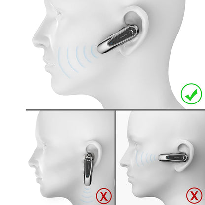 Manos libres Bluetooth Techsuit CB2 AirTalk, A2DP, Negro