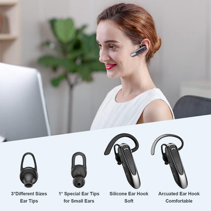 Manos libres Bluetooth Techsuit CB2 AirTalk, A2DP, Negro