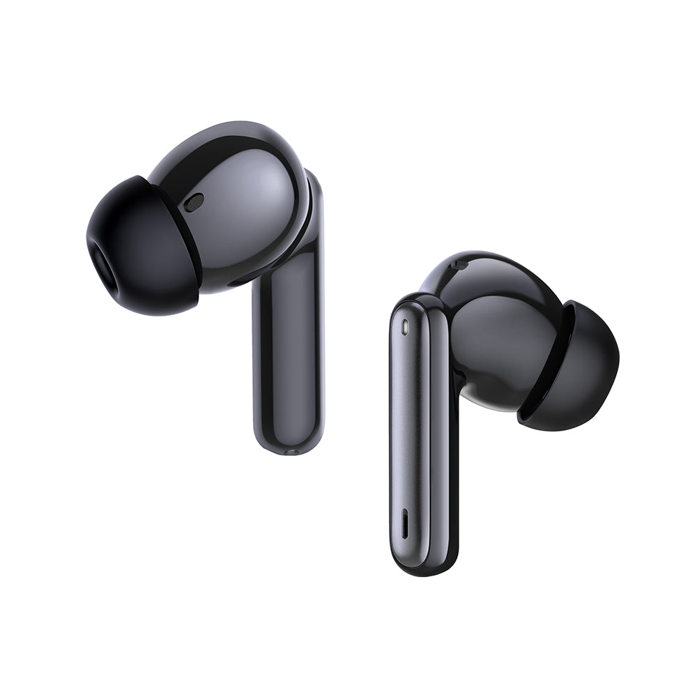 Manos libres Bluetooth Techsuit CW2 VelarX One, TWS, ANC, Negro