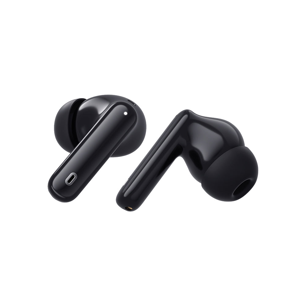 Auriculares Bluetooth manos libres Techsuit CW3 WaveBeat 100, TWS, ANC, Negro