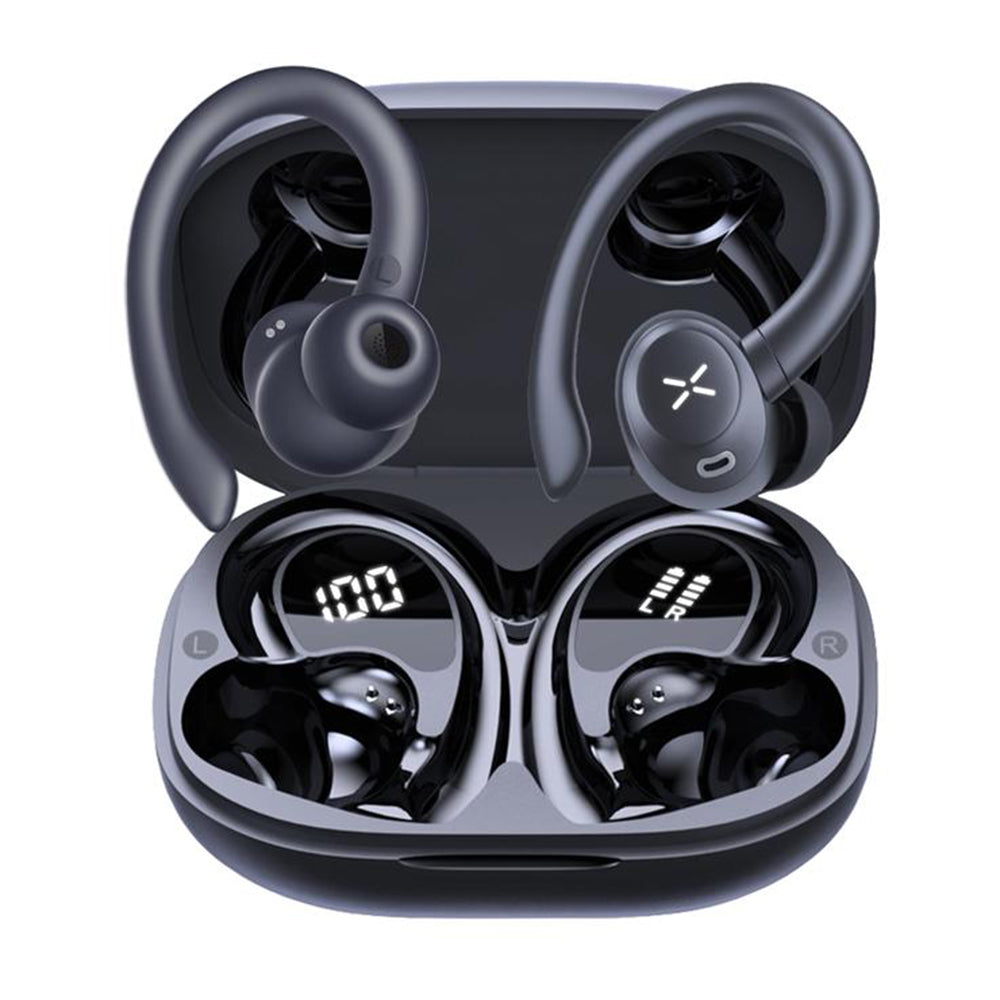 Manos libres Bluetooth Techsuit CW4 AirTune, TWS, Negro