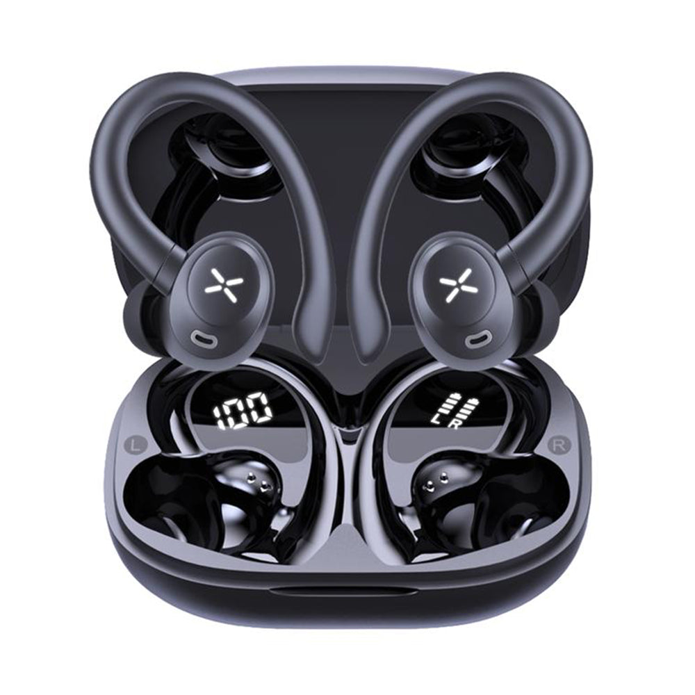 Manos libres Bluetooth Techsuit CW4 AirTune, TWS, Negro