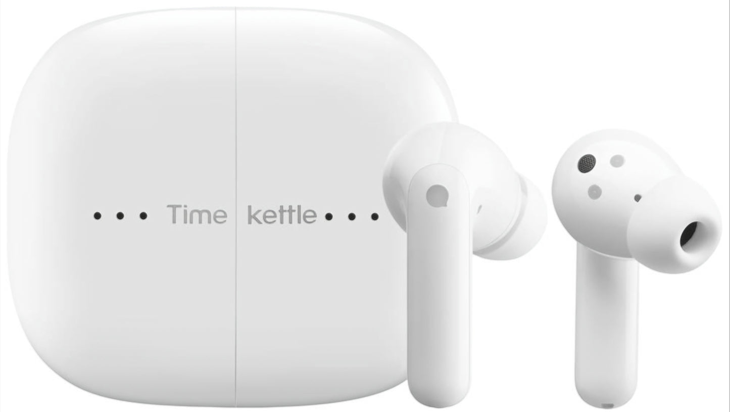 Manos libres Bluetooth Timekettle M3 Traductor, TWS, ANC, Blanco