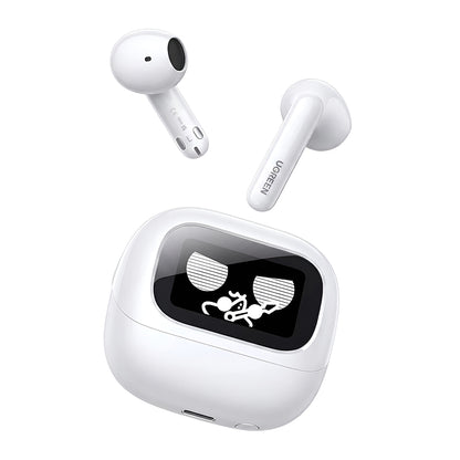 Manos libres Bluetooth UGREEN HiTune H6 Magic WS216 (65386), TWS, ANC, MultiPoint, Blanco