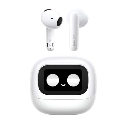 Manos libres Bluetooth UGREEN HiTune H6 Magic WS216 (65386), TWS, ANC, MultiPoint, Blanco