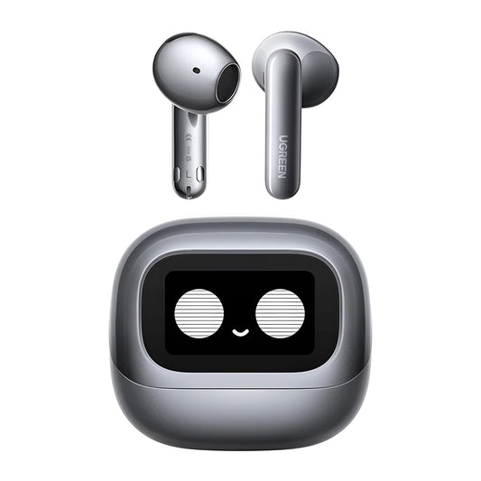 Manos libres Bluetooth UGREEN HiTune H6 Magic WS216 (75288), TWS, ANC, MultiPoint, Gris
