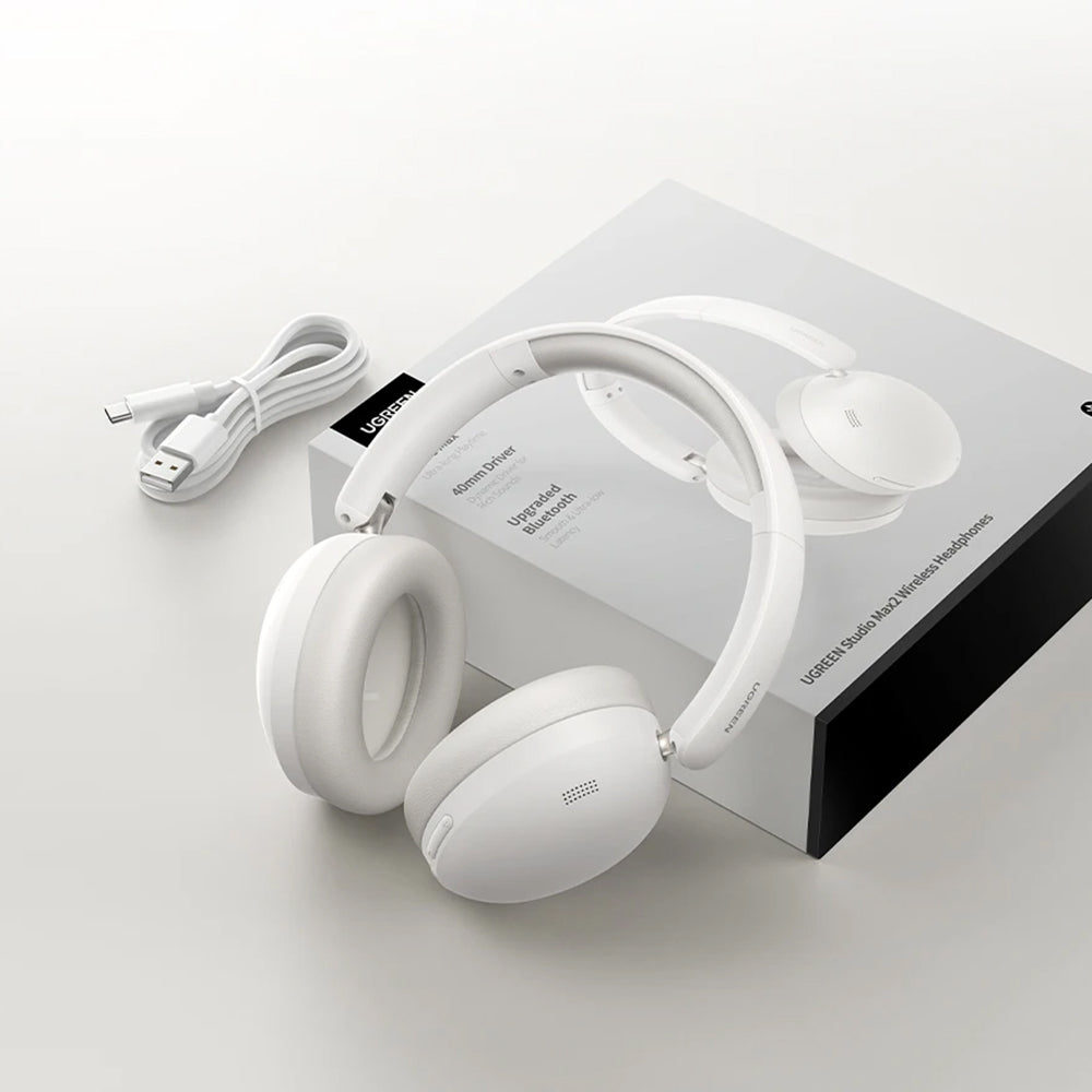 Manos libres Bluetooth UGREEN HiTune Max 2 HP205, MultiPoint, A2DP, ANC, Negro