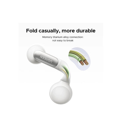 Handsfree Bluetooth UGREEN HiTune S5 True WS210, TWS, Blanco