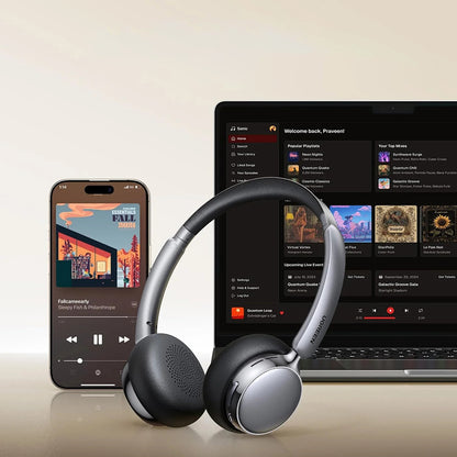 Manos libres Bluetooth UGREEN HiTune Studio Plus HP207, A2DP, ANC, Beige