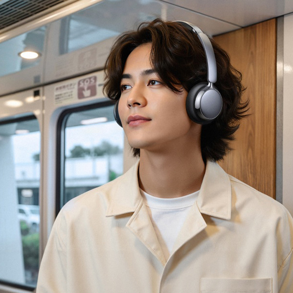 Manos libres Bluetooth UGREEN HiTune Studio Plus HP207, A2DP, ANC, Marrón