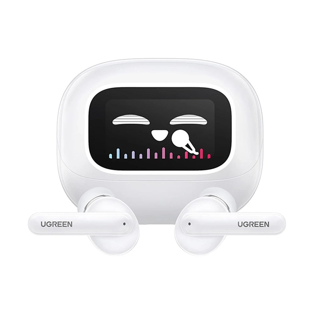 Manos libres Bluetooth UGREEN HiTune T6 Magic WS211, TWS, ANC, MultiPoint, Blanco