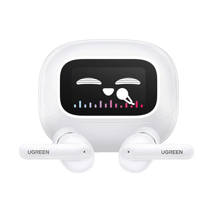 Manos libres Bluetooth UGREEN HiTune T6 Magic WS211, TWS, ANC, MultiPoint, Blanco