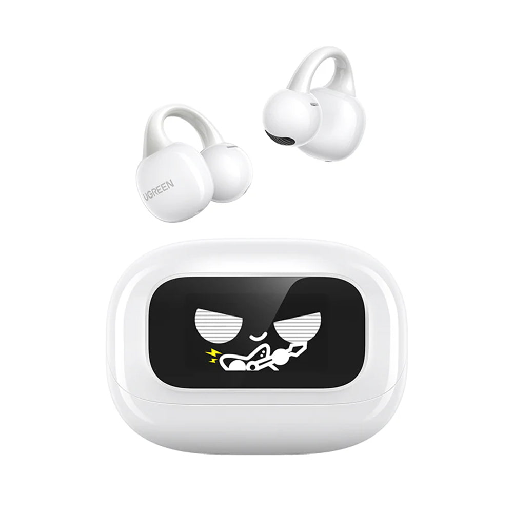 Manos libres Bluetooth UGREEN S6 ClipBuds Magic WS208, TWS, Blanco