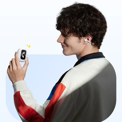 Manos libres Bluetooth UGREEN S6 ClipBuds Magic WS208, TWS, Blanco