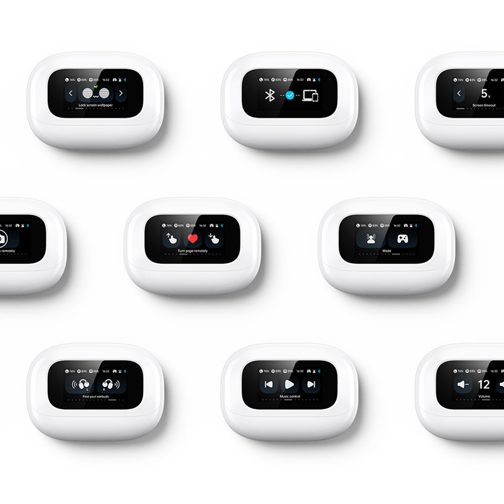 Manos libres Bluetooth UGREEN S6 ClipBuds Magic WS208, TWS, Blanco