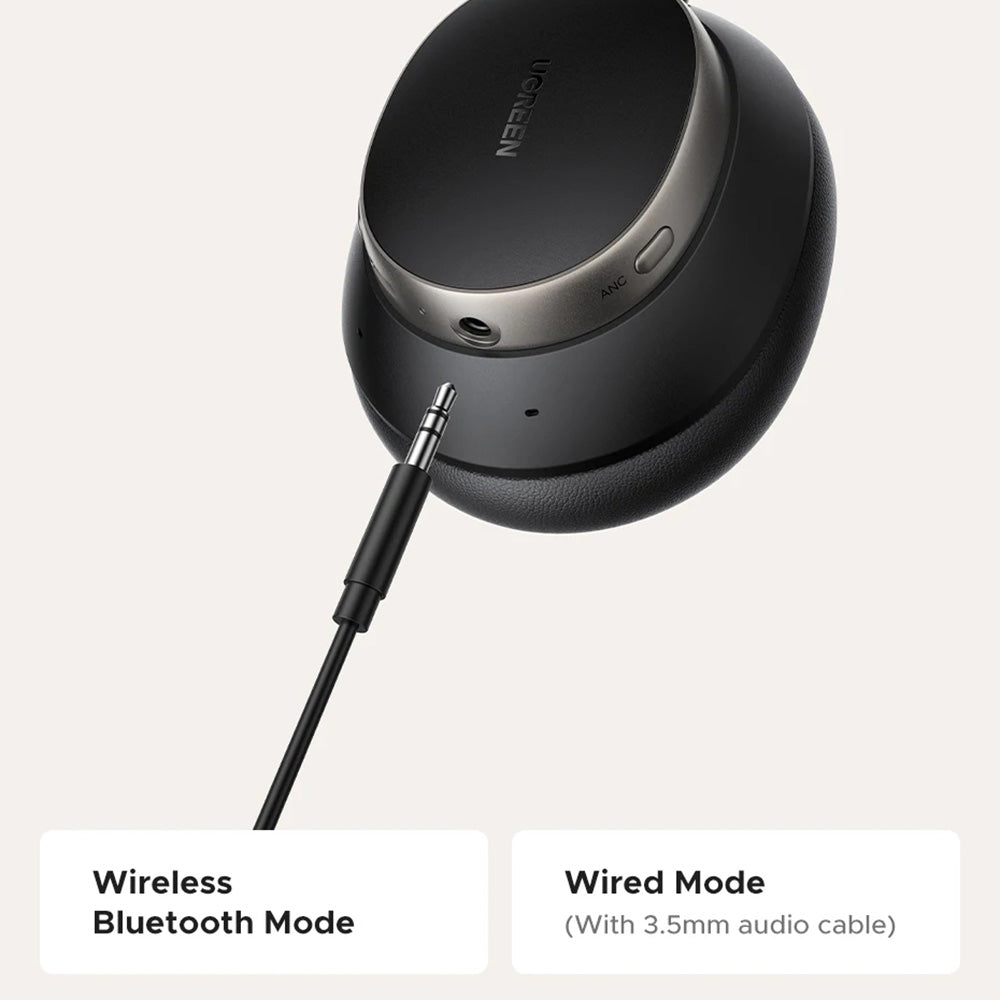 UGREEN Studio Pro HP206 Bluetooth Handsfree, A2DP, ANC, Black