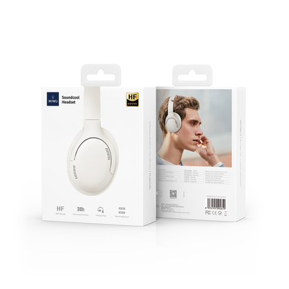 Manos libres Bluetooth WiWu TD-02, A2DP, Blanco 