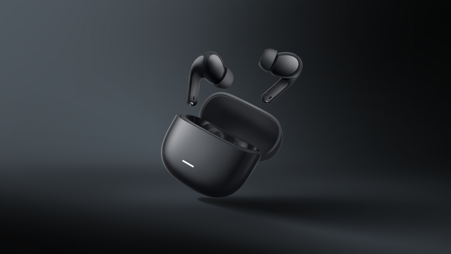 Manos libres Bluetooth Xiaomi Redmi Buds 8 Lite, TWS, ANC, MultiPoint, Negro BHR08OMGL