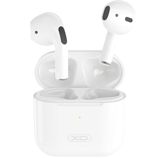 Manos libres Bluetooth XO Design X30, TWS, Blanco 