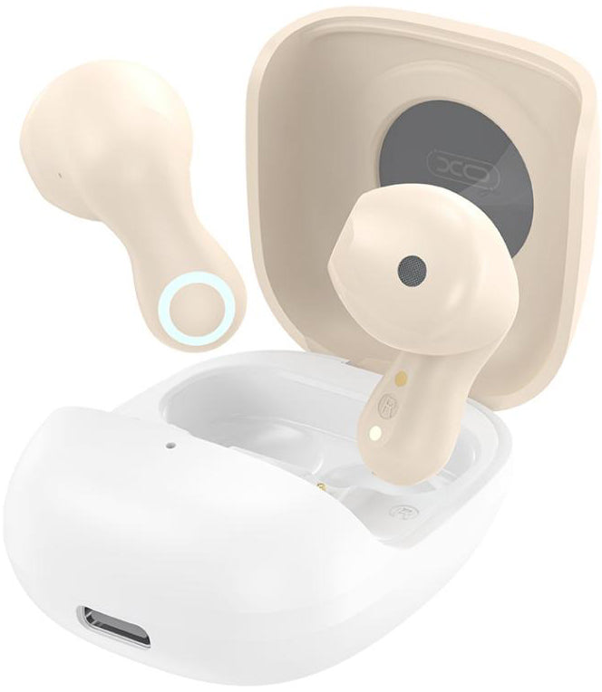 Auriculares Bluetooth XO Design G28, TWS, Beige