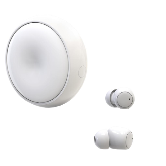 Manos libres Bluetooth XO Design G1, TWS, Blanco