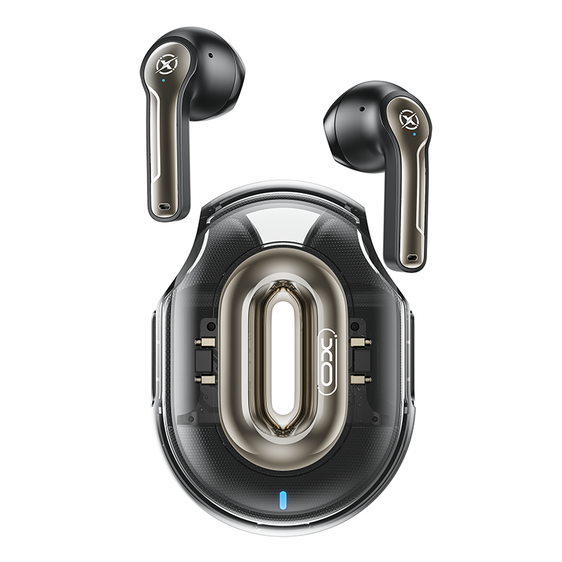 Manos libres Bluetooth XO Design X43, TWS, Negro