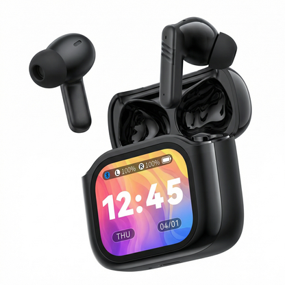 Manos libres Bluetooth XO Design X50, TWS, ANC, Negro