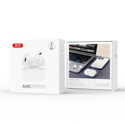 Auriculares Bluetooth XO Design EV53, TWS, ANC, Blanco