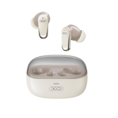 Auricular Bluetooth XO Design G42, TWS, ANC, Beige