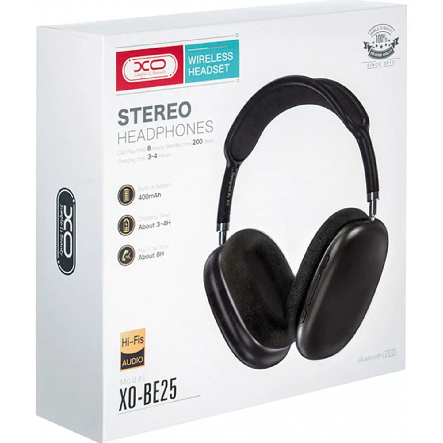 Handsfree Bluetooth XO Design BE25, A2DP, Negro