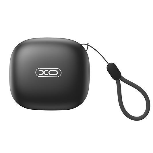Manos libres Bluetooth XO Design G53, TWS, ANC, Negro