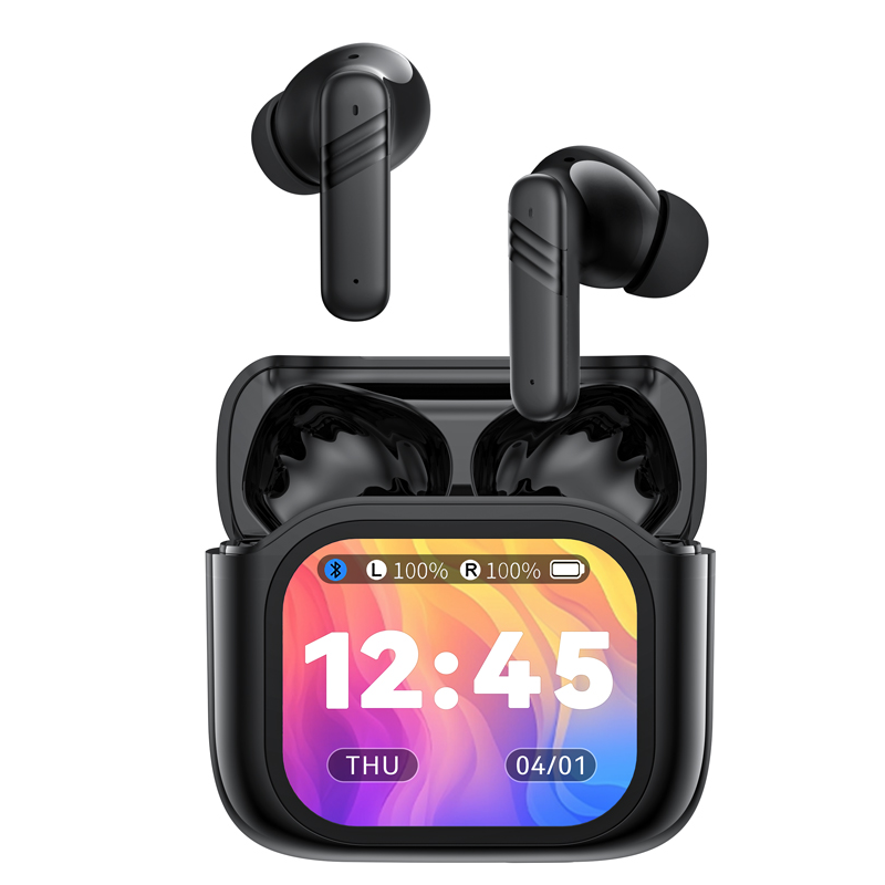 Manos libres Bluetooth XO Design X50, TWS, ANC, Negro